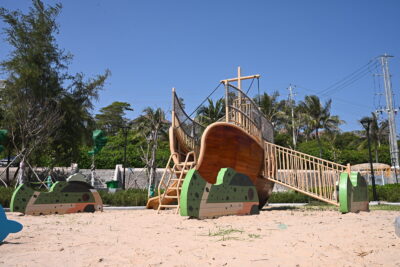 Winam wooden ship slide bai da ong dia - WINAM CO